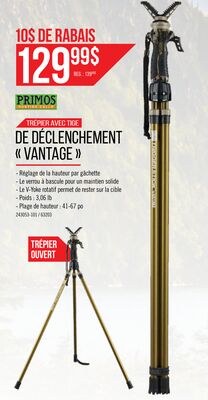 Trépied Trigger Stick Vantage - Primos