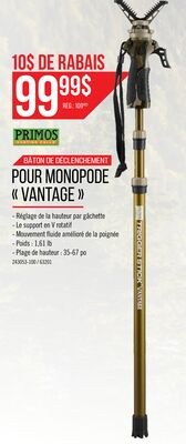 Bâton de déclenchement Vantage - Primos