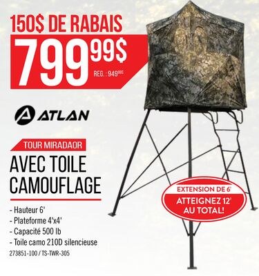 Tour d'observation camouflage - Atlan