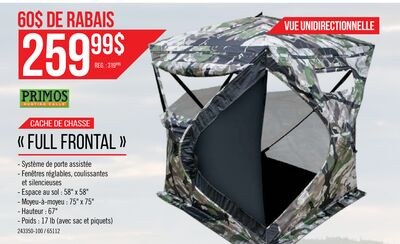 Cache de chasse "Full frontal" - Primos