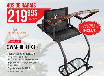 Mirador Warrior DXT - Big Game