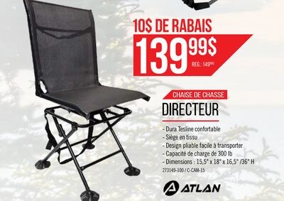 Chaise de chasse Directeur - Atlan