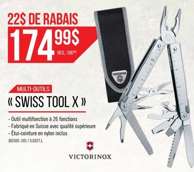 Couteau suisse multi-outils "Swiss Tool X" - Vi…