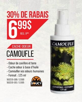 CACHE ODEUR Camoufle