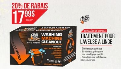 Traitement pour laveuse à linge brassées de cha…