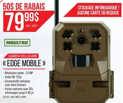 Caméra cellulaire Edge - Moultrie