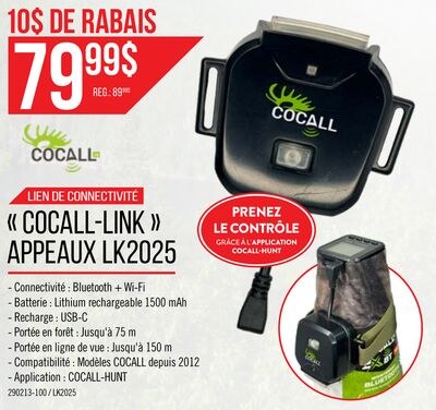 Lien de connectivité Cocall-Link - Cocall
