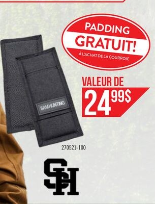 Padding pour courroie - Sam Hunting