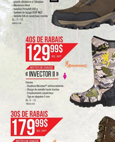 Bottes de chasse Investor II