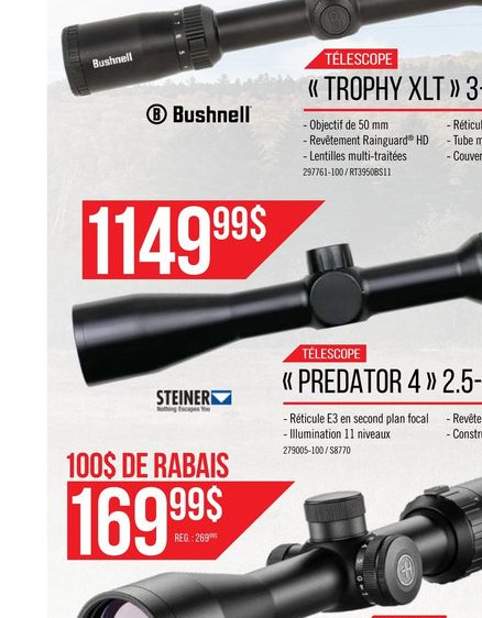 Bushnell Trophy XLT 3-9x50 B S 11