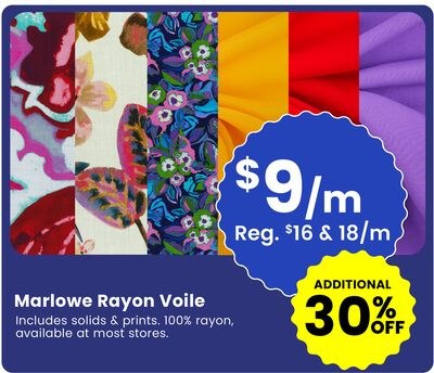 Marlowe Rayon Voile