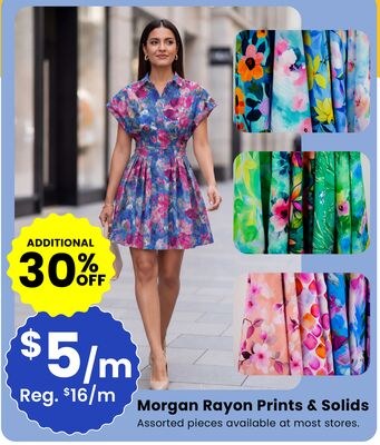 MORGAN RAYON PRINTS & SOLIDS