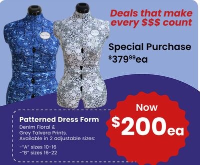 Patterned Dress Form