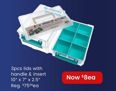 3PCS LIDS WITH HANDLE & INSERT