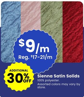 Sienna Satin Solids