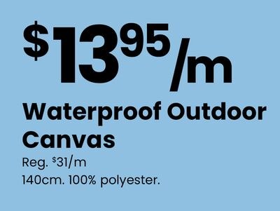 Waterproof Outdoor Canvas