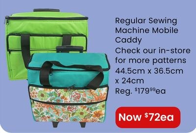 Regular Sewing Machine Mobile Caddy