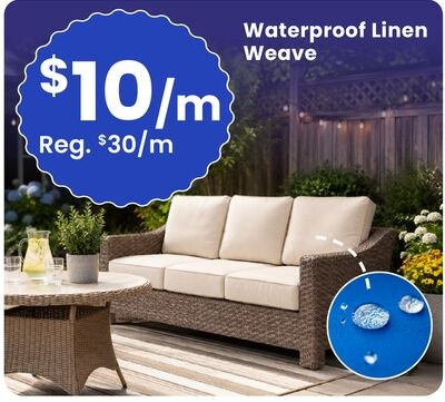 Waterproof Linen Weave