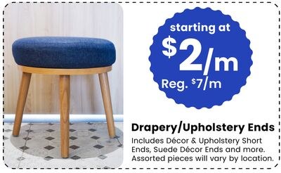 Drapery/Upholstery Ends