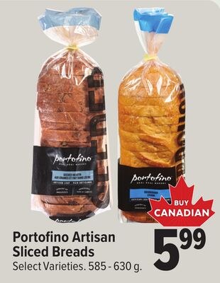 Portofino Artisan Sliced Breads