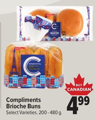 Compliments Brioche Buns