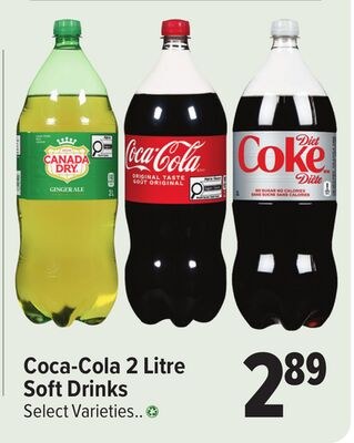Coca-Cola 2 Litre Soft Drinks