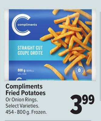 Compliments Fried Potatoes Or Onion Rings
