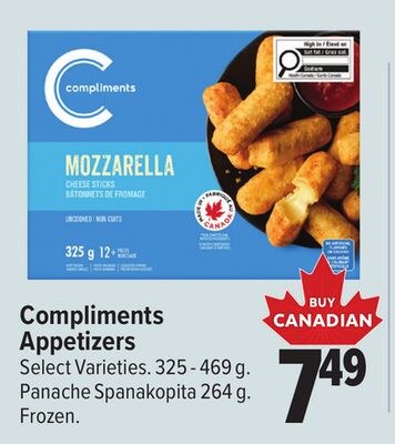 Compliments Appetizers
