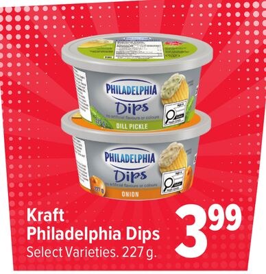 Kraft Philadelphia Dips