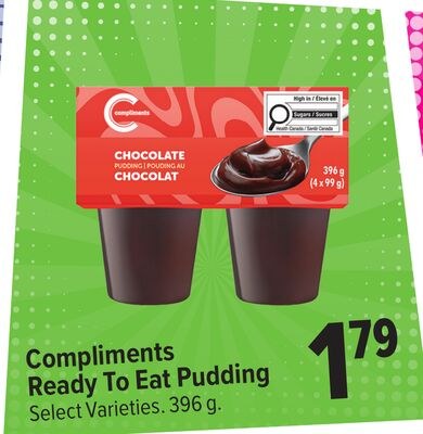 Compliments Ready To Eat Pudding