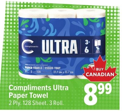 Compliments Ultra Paper Towel