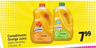 Compliments Orange Juice