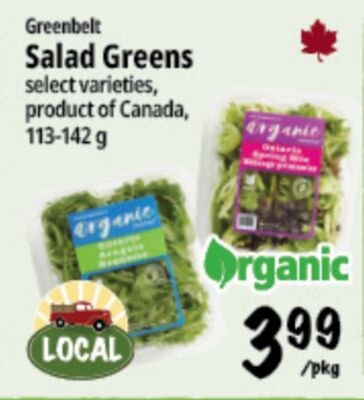 Greenbelt Salad Greens