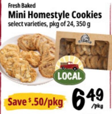 Mini Homestyle Cookies