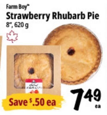 Farm Boy™ Strawberry Rhubarb Pie