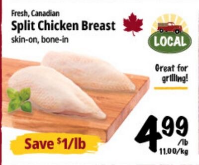 Split Chicken Breast