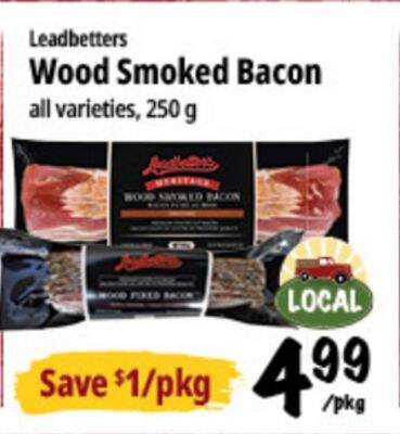 Leadbetters Wood Smoked Bacon
