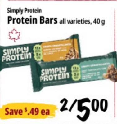 Simply Protein Protein Bars