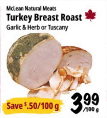 McLean Natural Meats Turkey Breast Roast
