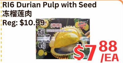 RI6 Durian Pulp with Seed