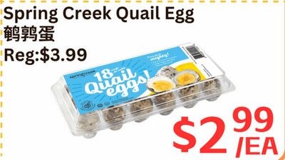 Spring Creek Quail Egg