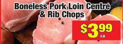 Boneless Pork Loin Centre & Rib Chops