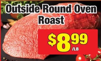 Outside Round Oven Roast