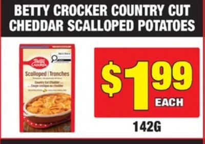 BETTY CROCKER COUNTRY CUT CHEDDAR SCALLOPED POT…