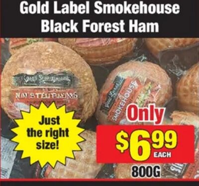 Gold Label Smokehouse Black Forest Ham