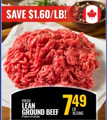 FRESH LEAN GROUND BEEF