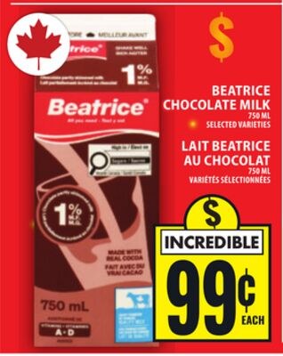 BEATRICE CHOCOLATE MILK