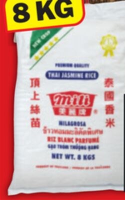 MILI THAI OR Y&Y JASMINE RICE, GRACE PARBOILED …