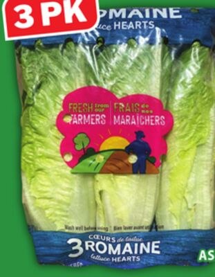 ROMAINE HEARTS 3 PK SWEET ASSORTED PEPPERS PKG …