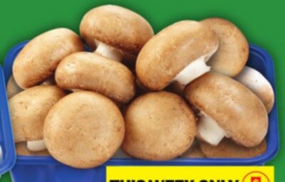WHOLE WHITE OR CREMINI MUSHROOMS